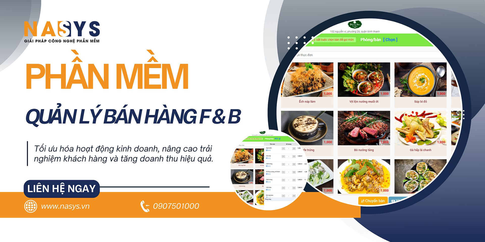 phần mềm quản lý bán hàng f&b